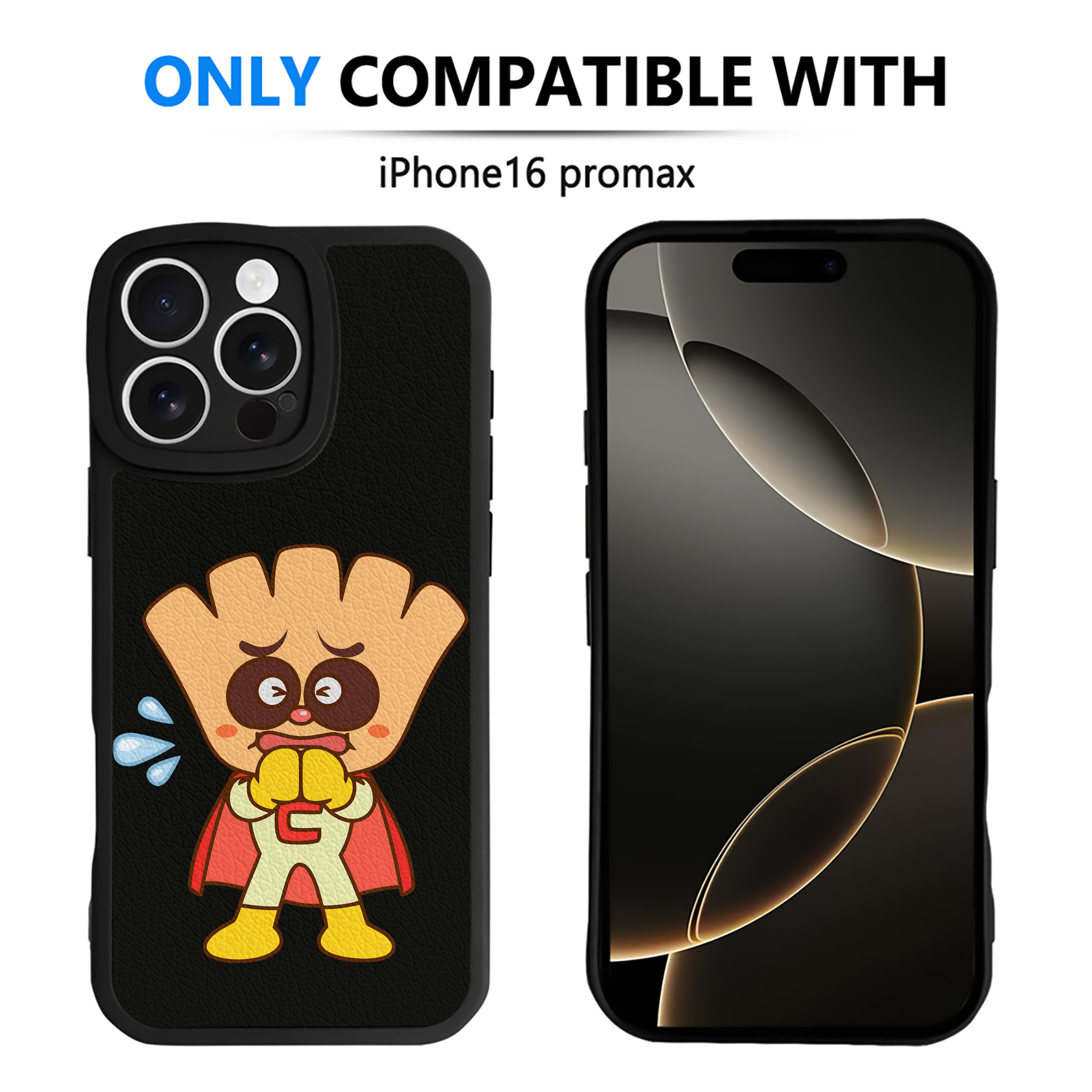 （画像用） アンパンマン Anpanman 【iPhone 16シリーズ対応】シリコンスマホケース（レザー調） 材質：シリコン
